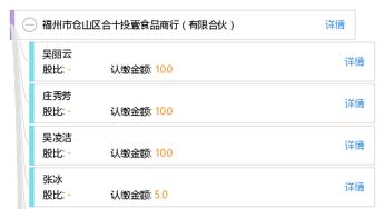 福州市仓山区合十投壹食品商行 有限合伙